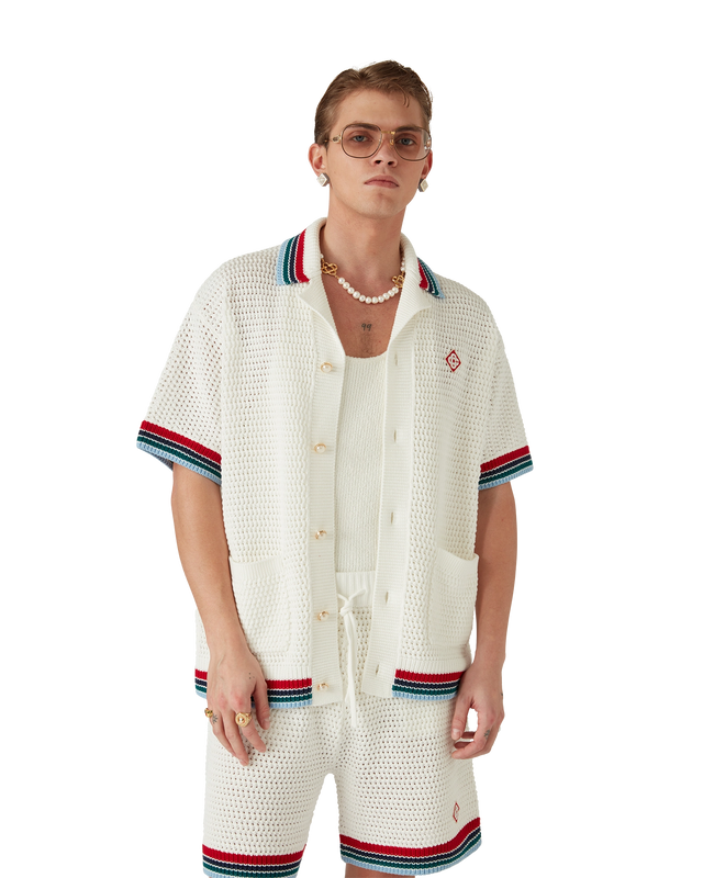 Casablanca Gothic Crochet Shirt | Casablanca Paris