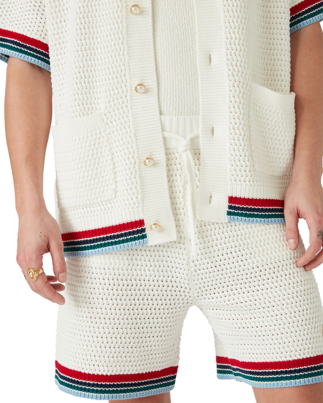 Casablanca Gothic Crochet Shorts | Casablanca Paris