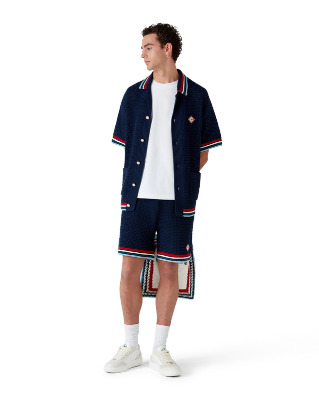 Casablanca Gothic Crochet Shorts | Casablanca Paris