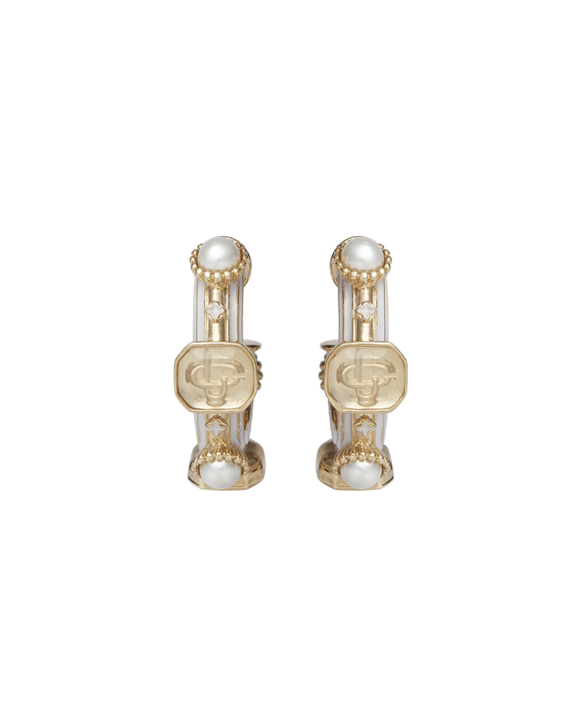 casablanca Gradient Hoop Earrings | Casablanca Paris