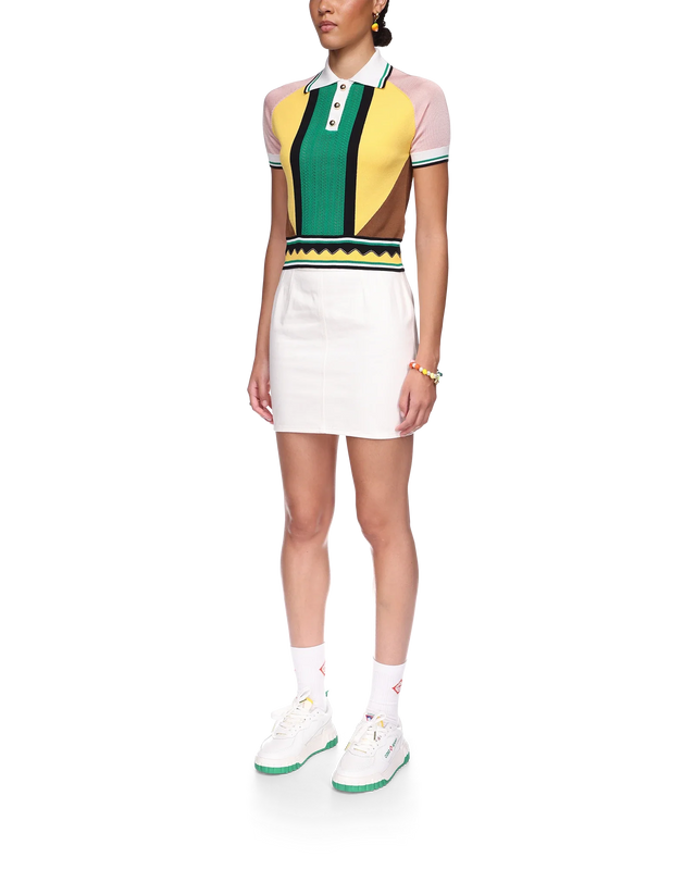 Casablanca Graphic Panelled Polo | Casablanca Paris