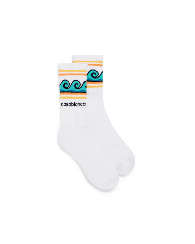 casablanca Greco Wave Socks– Casablanca