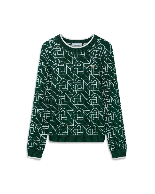 casablanca Heart Monogram Jumper | Casablanca Paris