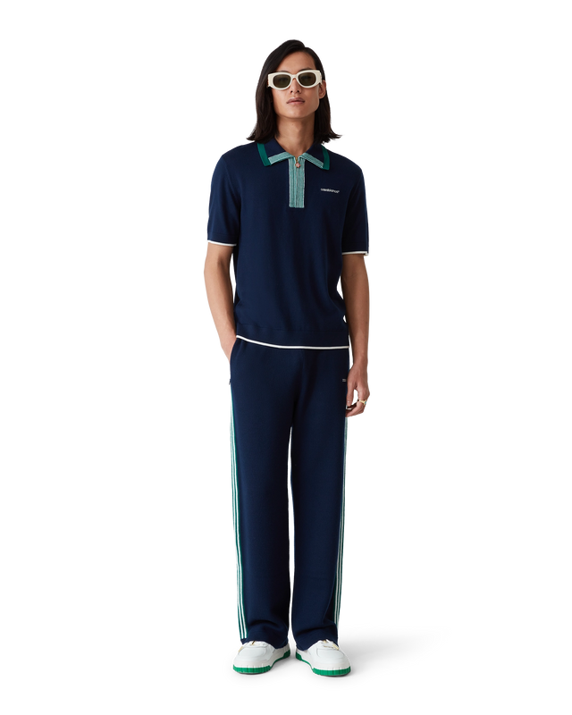 Casablanca Knit Tennis Polo Shirt | Casablanca Paris