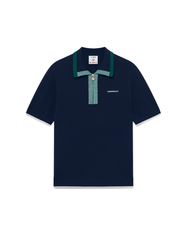 casablanca Knit Tennis Polo Shirt | Casablanca Paris