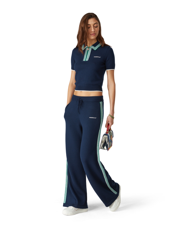 Casablanca Knit Tennis Polo Shirt | Casablanca Paris