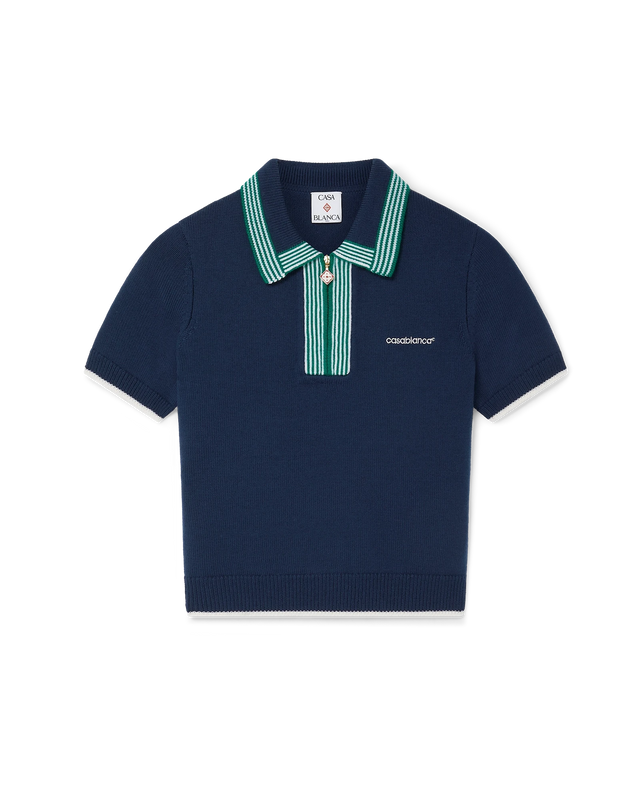 casablanca Knit Tennis Polo Shirt | Casablanca Paris