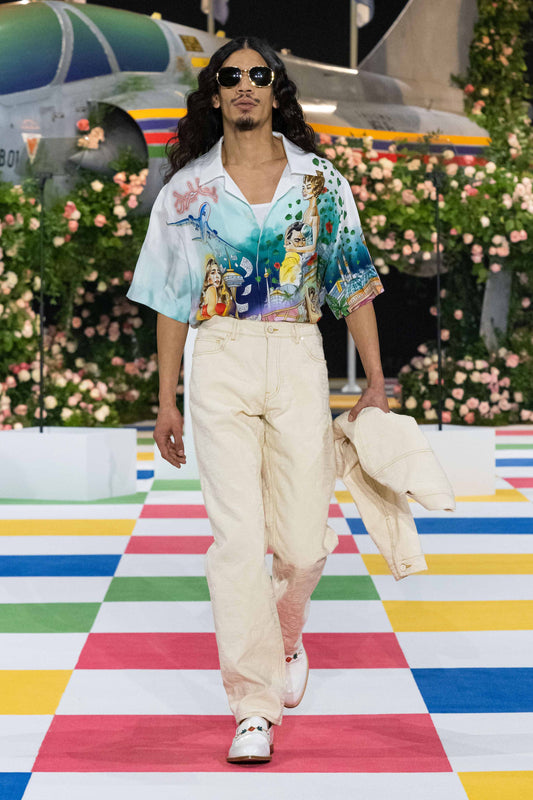 Casablanca La Liaison Silk Shirt | Casablanca Paris