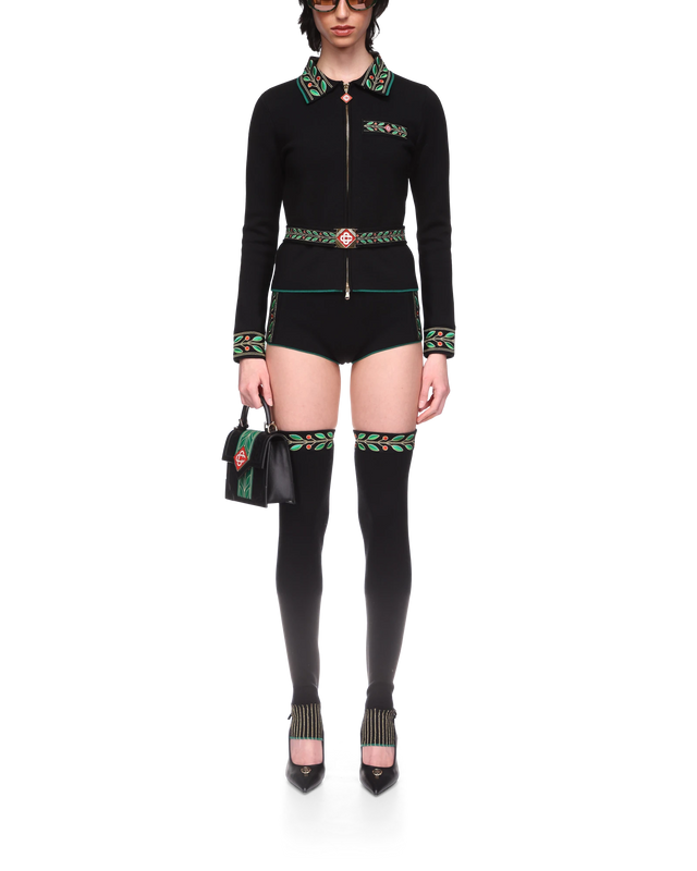 Casablanca Laurel Knit Jacket | Casablanca Paris