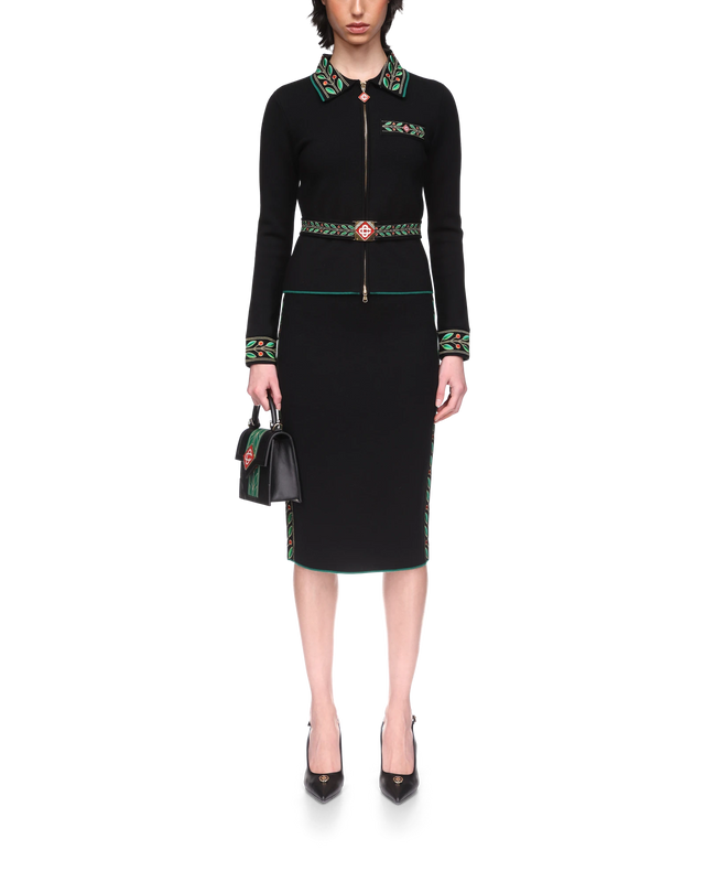 Casablanca Laurel Knit Skirt | Casablanca Paris