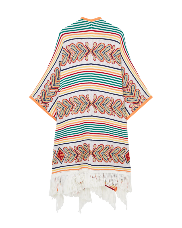 Casablanca Laurel Knitted Poncho | Casablanca Paris