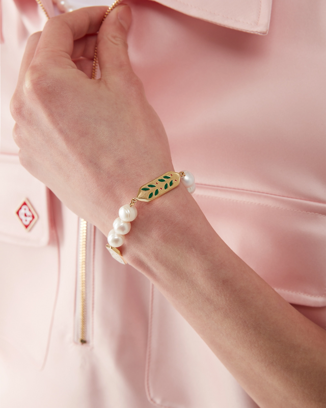 Casablanca Laurel Pearl Bracelet | Casablanca Paris