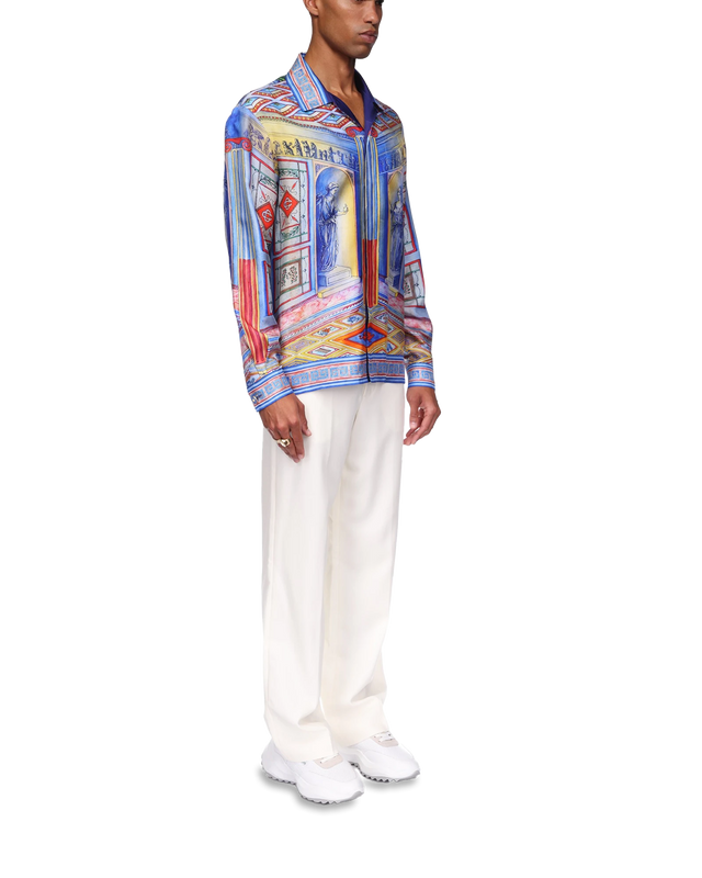 Casablanca Le Temple Silk Shirt | Casablanca Paris