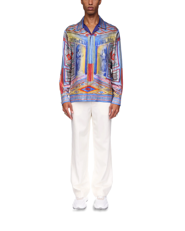 Casablanca Le Temple Silk Shirt | Casablanca Paris