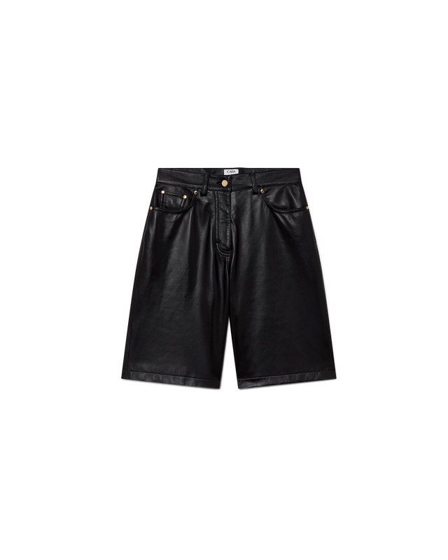 casablanca Leather Skater Shorts | Casablanca Paris