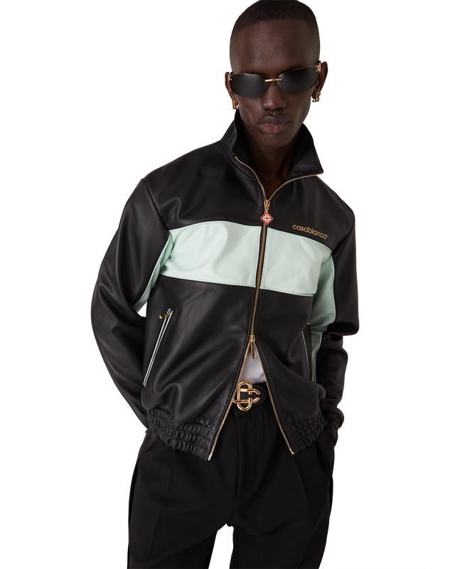 Casablanca Leather Track Jacket– Casablanca