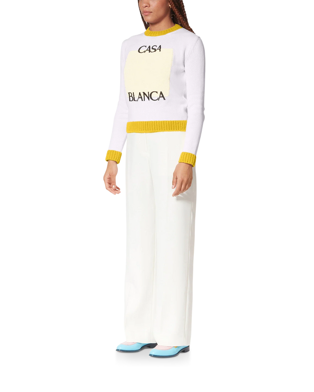 Casablanca Lilac Casa Knit Sweater– Casablanca