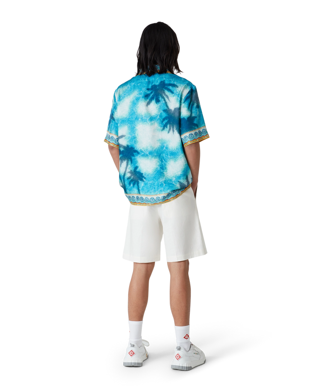 Casablanca Linen Pleated Shorts | Casablanca Paris