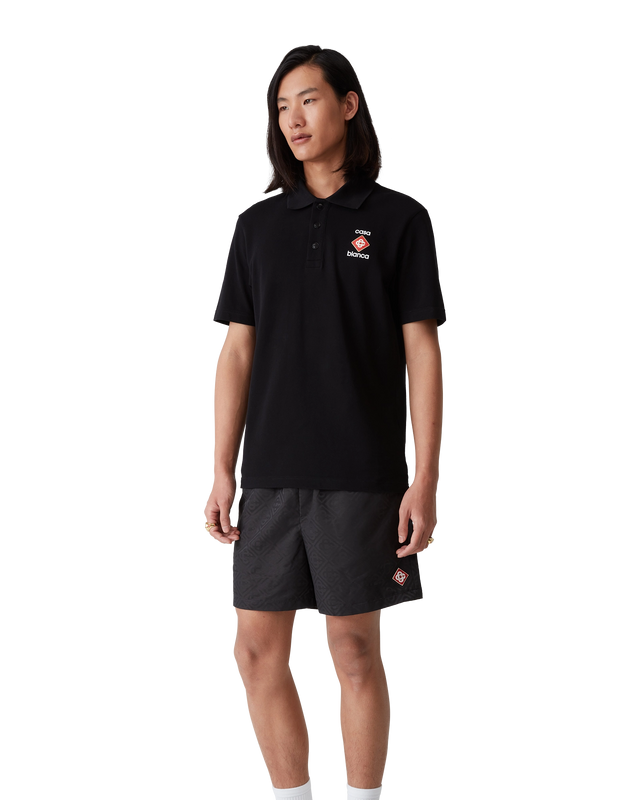 Casablanca Logo Pique Polo Shirt– Casablanca