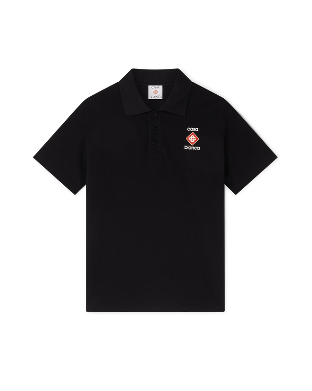 casablanca Logo Pique Polo Shirt– Casablanca