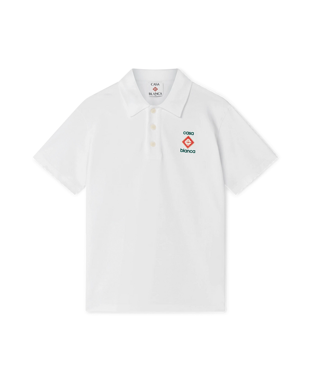 casablanca Logo Pique Polo Shirt– Casablanca