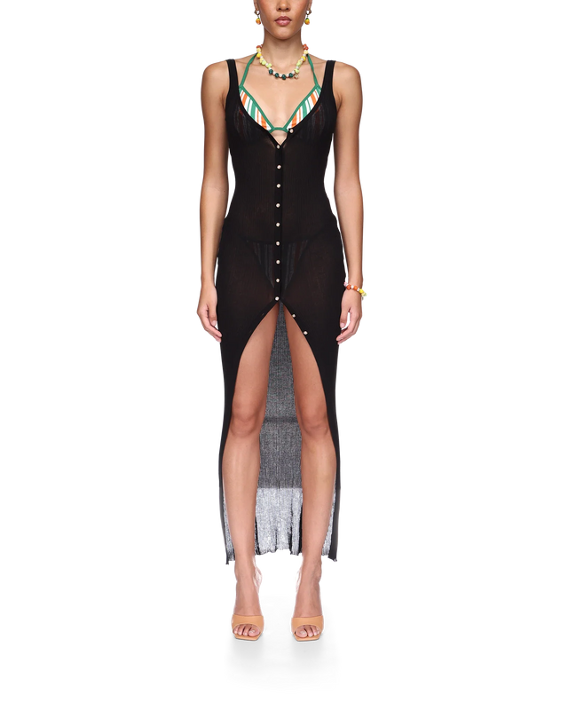 Casablanca Long Ribbed Dress | Casablanca Paris