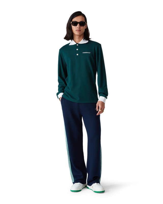 Casablanca Long Sleeve Polo Shirt– Casablanca