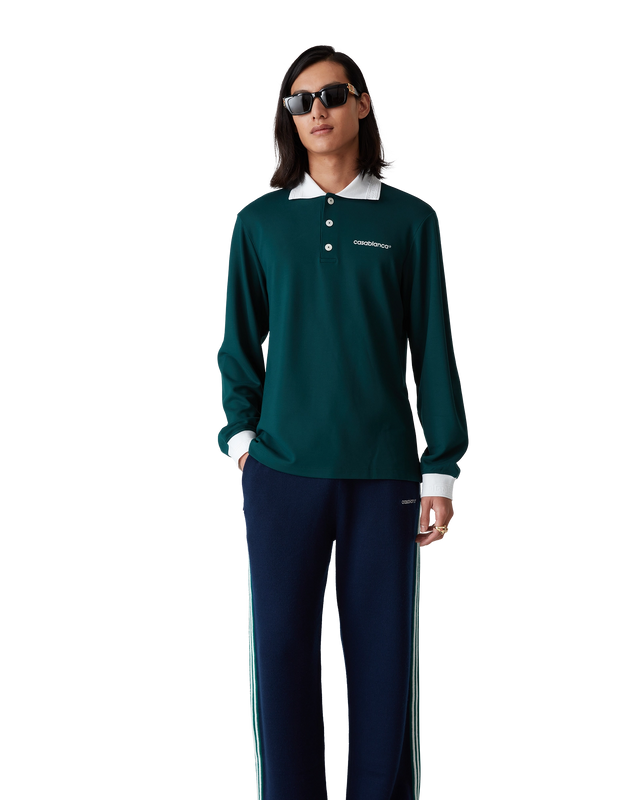 Casablanca Long Sleeve Polo Shirt– Casablanca