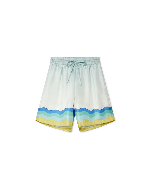 casablanca Memphis Icon Silk Shorts– Casablanca