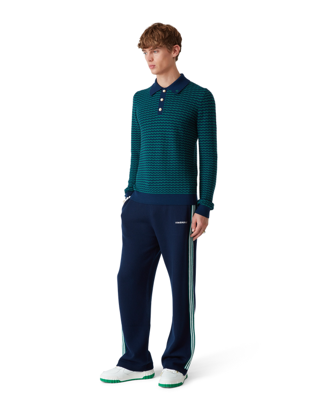 Casablanca Mini Wave Polo Shirt | Casablanca Paris