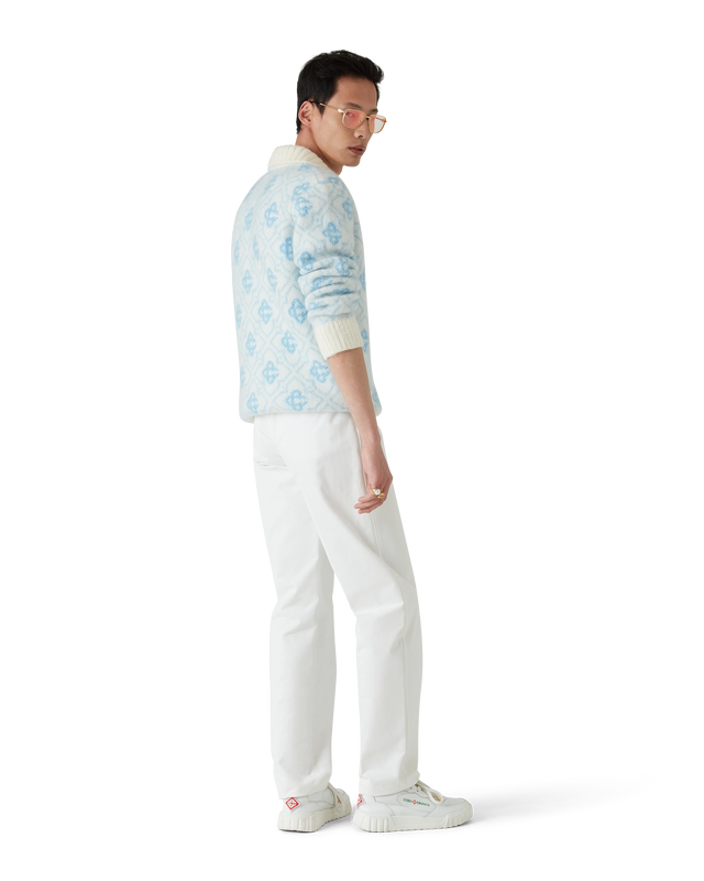 Casablanca Mohair Monogram Zip Jumper– Casablanca