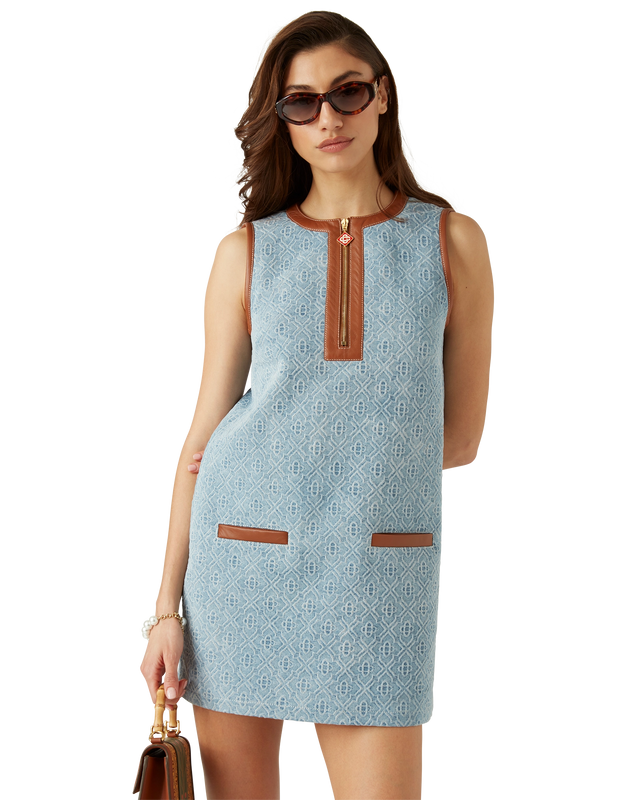 Casablanca Monogram Denim Dress | Casablanca Paris