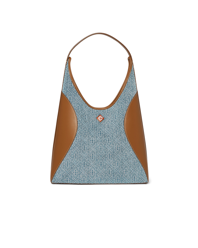 casablanca Monogram Denim Hobo Bag– Casablanca