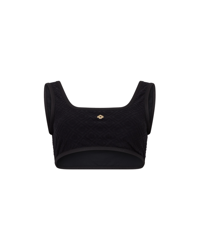 casablanca Monogram Jacquard Bikini Top– Casablanca