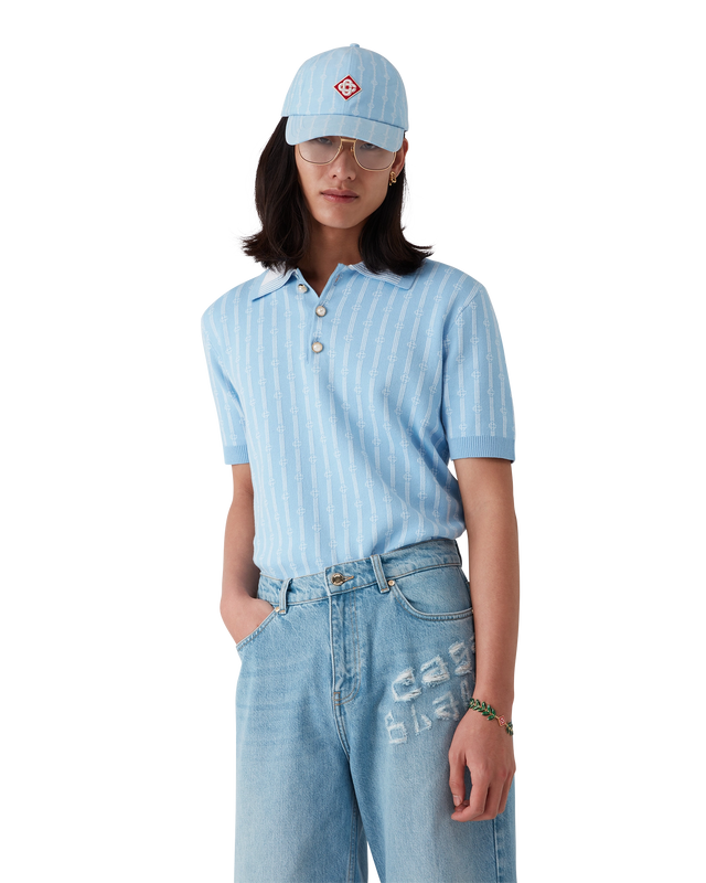 Casablanca Monogram Polo Shirt | Casablanca Paris