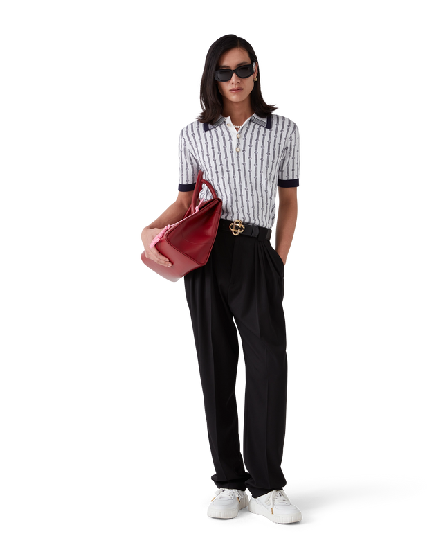 Casablanca Monogram Polo Shirt | Casablanca Paris