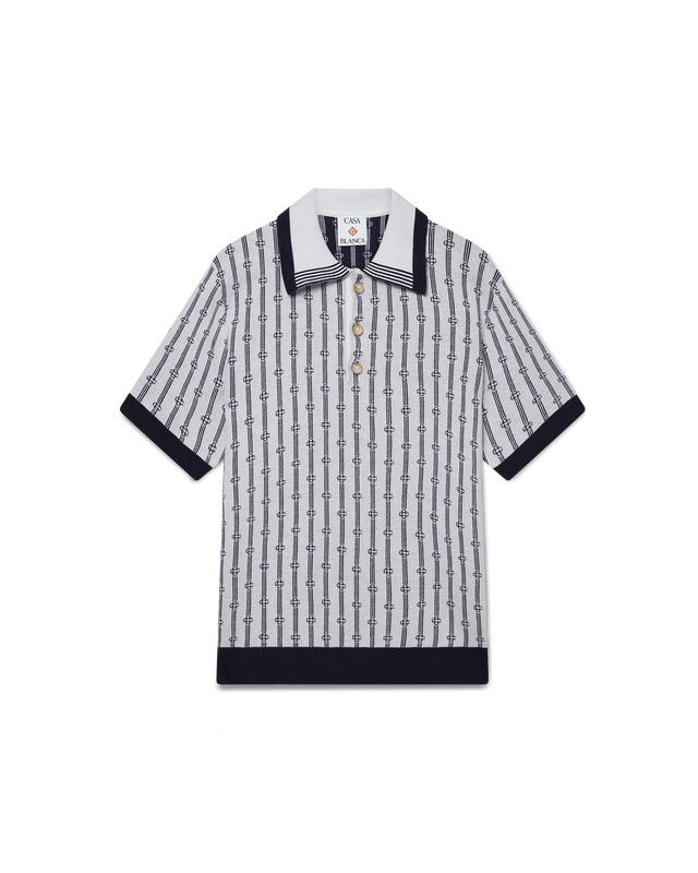 casablanca Monogram Polo Shirt | Casablanca Paris