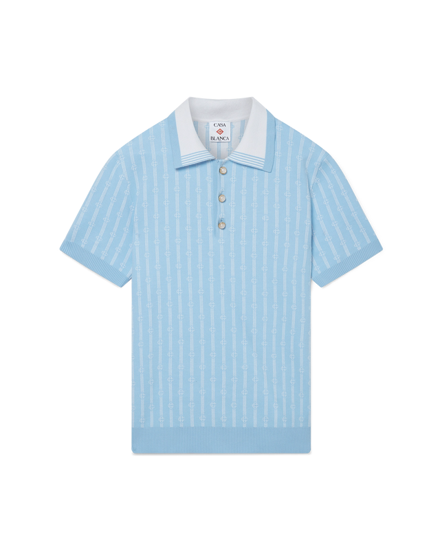 casablanca Monogram Polo Shirt | Casablanca Paris