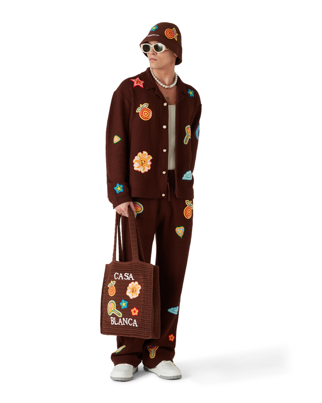 Casablanca Motif Crochet Shirt | Casablanca Paris