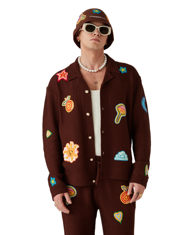 Casablanca Motif Crochet Shirt | Casablanca Paris