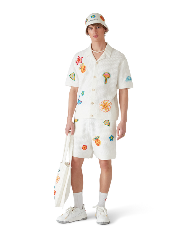 Casablanca Motif Crochet Shirt | Casablanca Paris