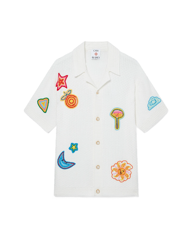 casablanca Motif Crochet Shirt | Casablanca Paris