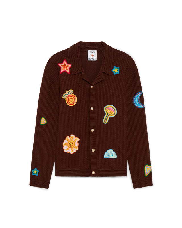 casablanca Motif Crochet Shirt | Casablanca Paris