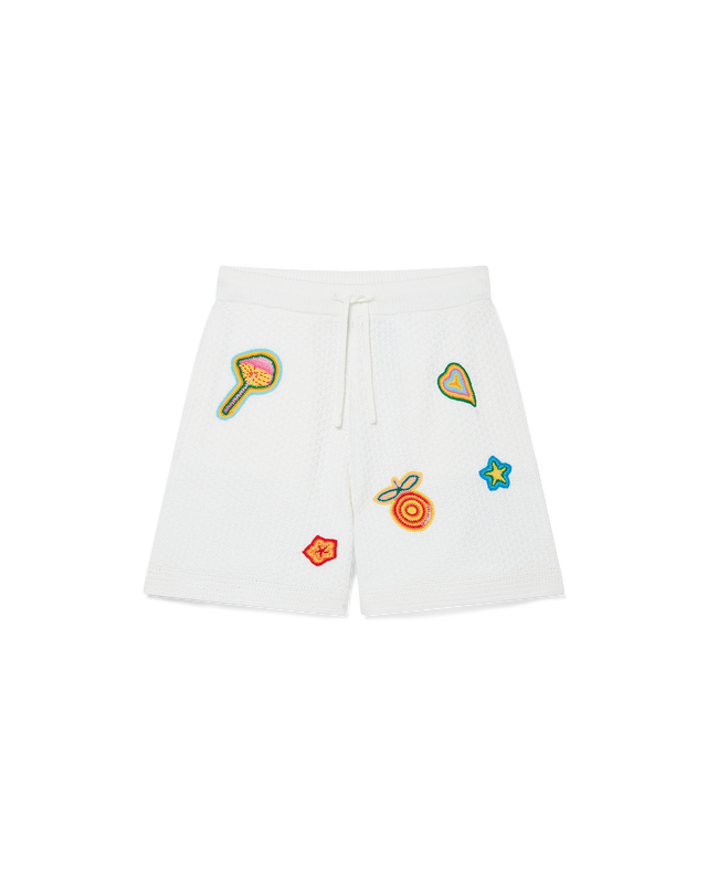casablanca Motif Crochet Shorts | Casablanca Paris
