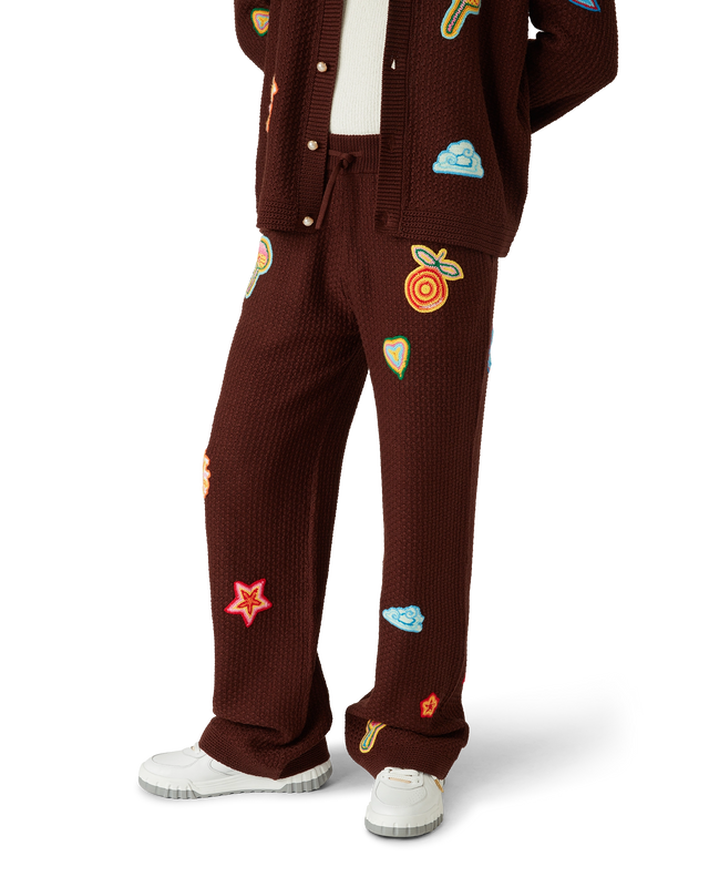 Casablanca Motif Crochet Trousers | Casablanca Paris