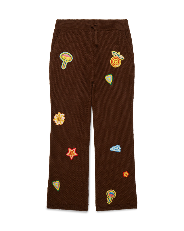 casablanca Motif Crochet Trousers | Casablanca Paris