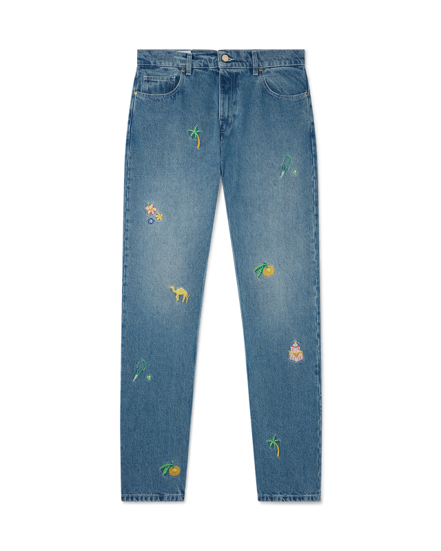 casablanca Motif Denim Jeans | Casablanca Paris