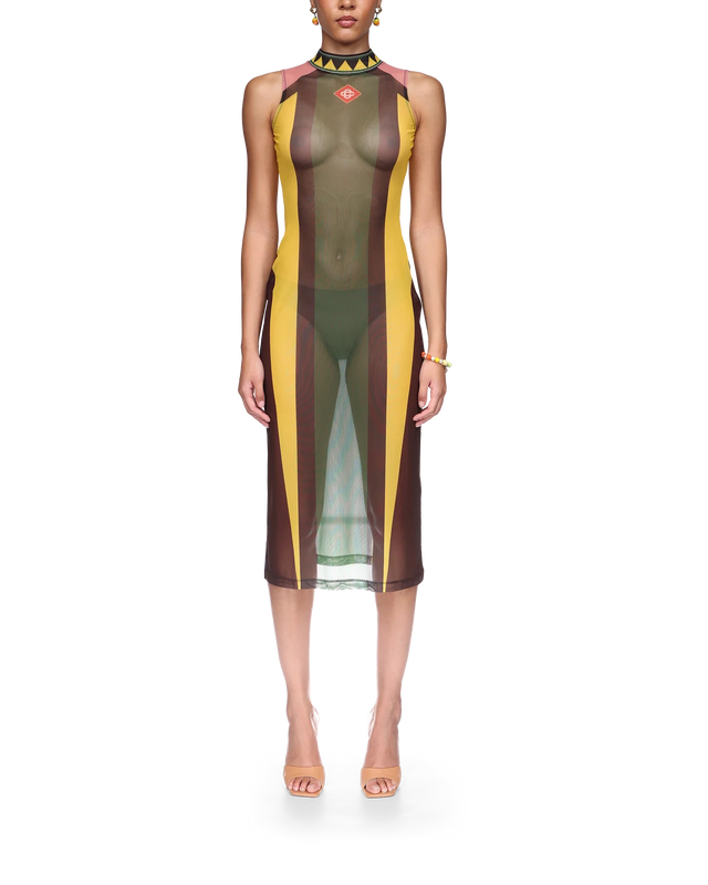 Casablanca Motor Mesh Dress | Casablanca Paris