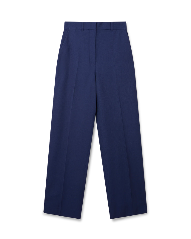 casablanca Navy Wide Leg Trousers | Casablanca Paris