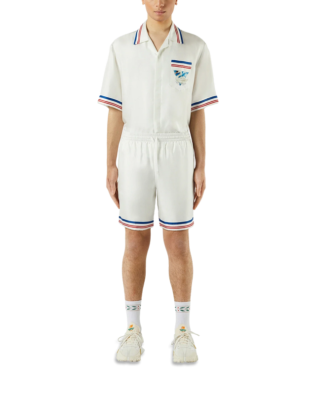 Casablanca Casablanca Par Avion Silk Shorts | Casablanca Paris